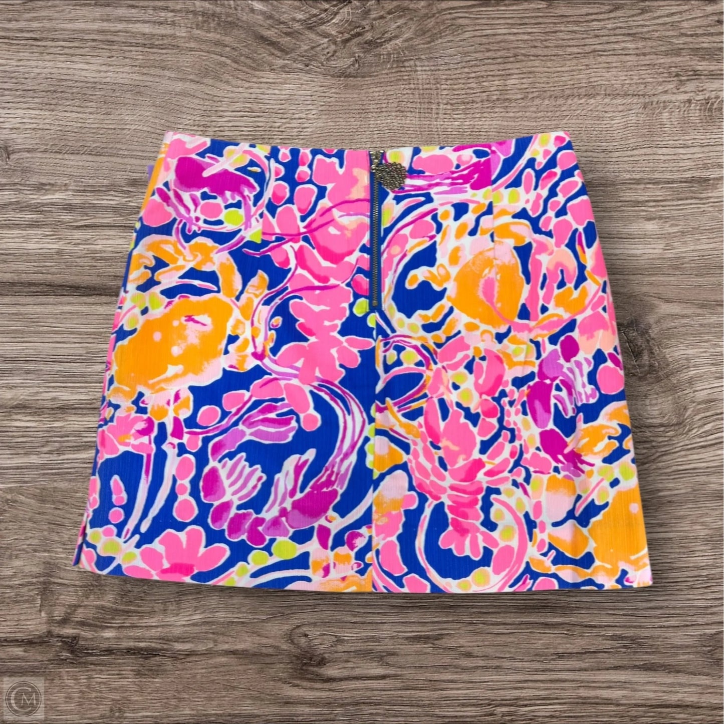 Skirt Designer By Lilly Pulitzer In Blue & Pink, Size: 2