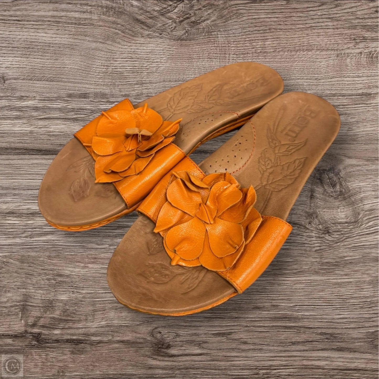 Sandals Flats By Born In Orange, Size: 7