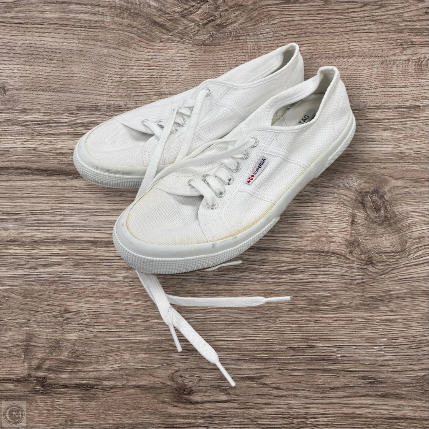 Shoes Flats By Superga In White, Size: 10.5