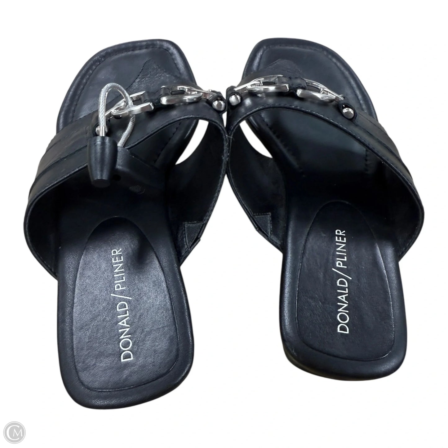 Sandals Flats By Donald Pliner In Black, Size: 7.5