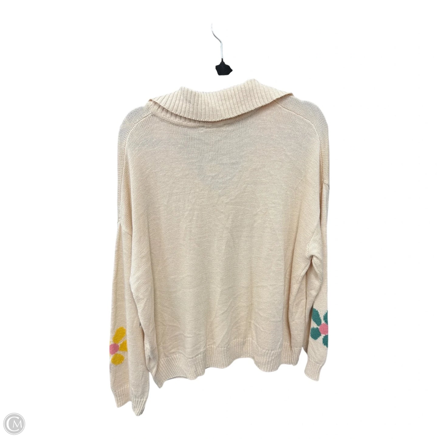 Sweater By Cato In Tan, Size: Xl