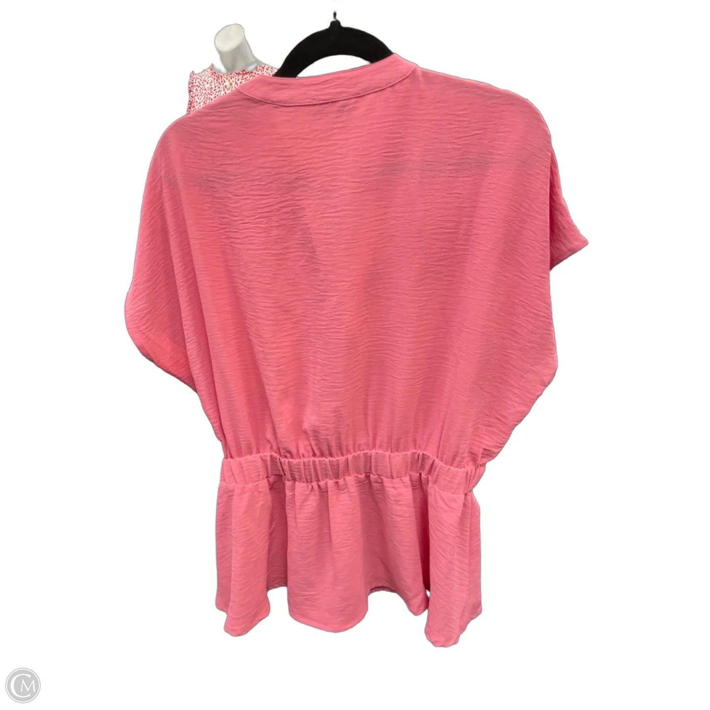 Top Short Sleeve By Fashion Nova In Pink, Size: Xl