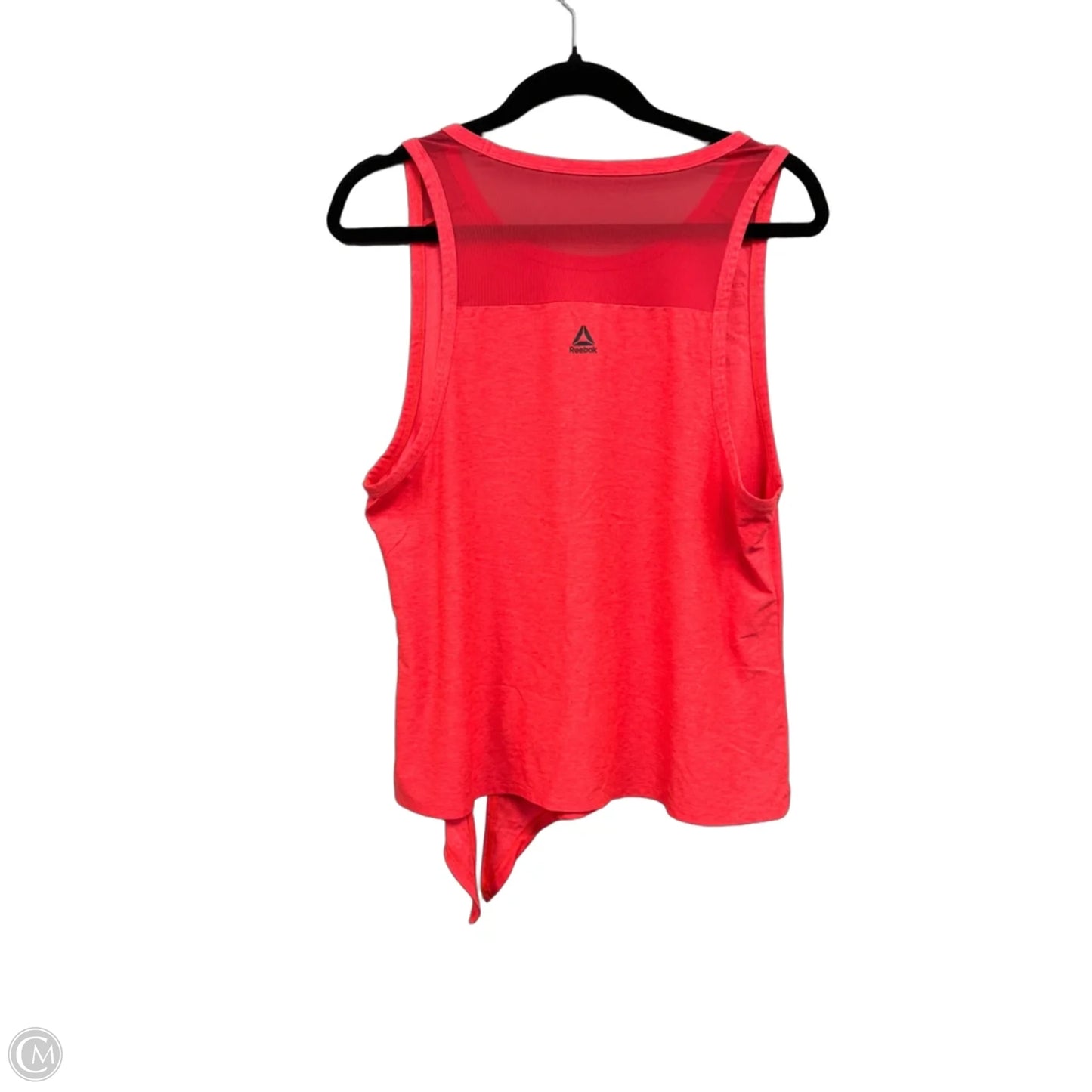 Athletic Tank Top By Reebok In Orange, Size: L