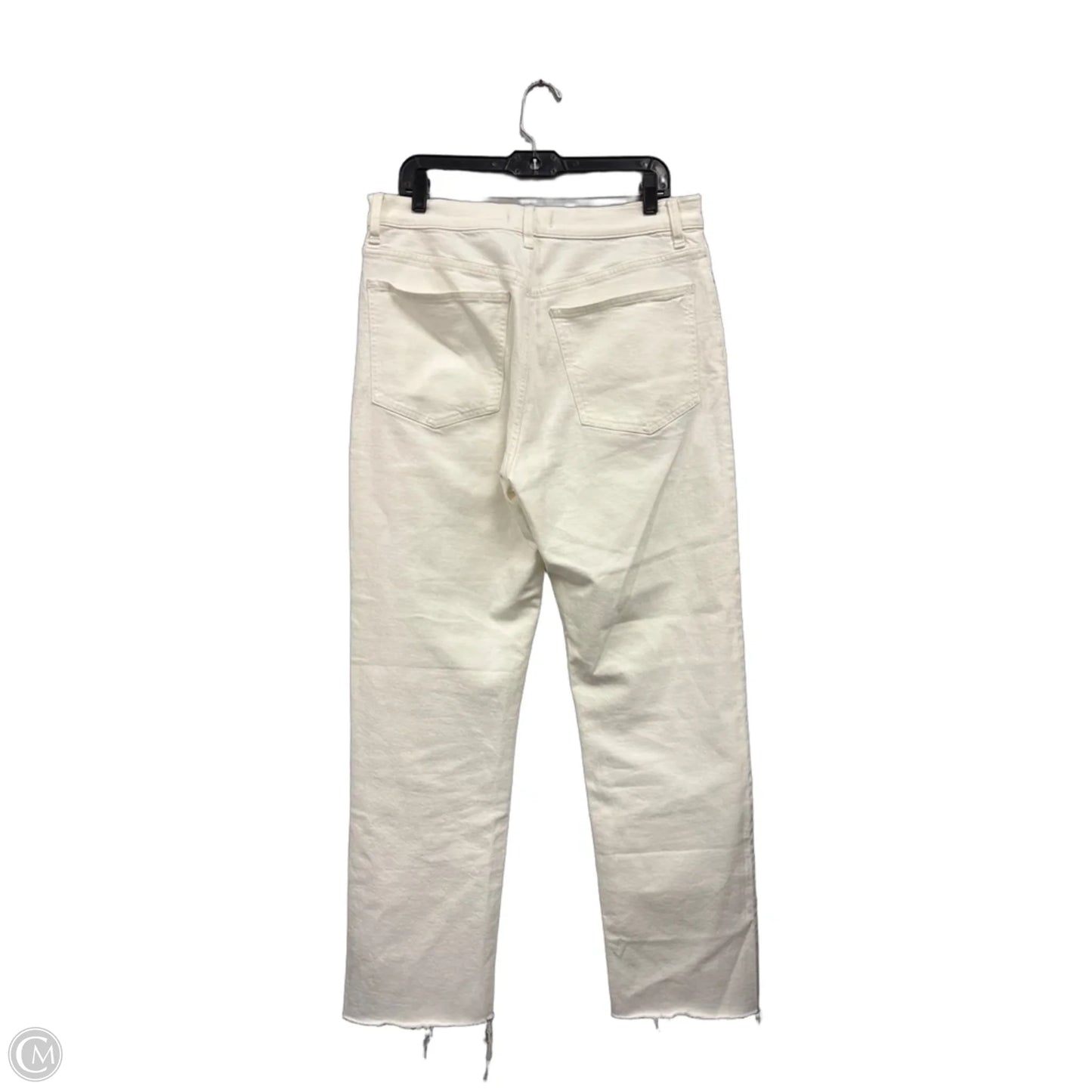 Jeans Straight By Madewell In Cream, Size: 10l