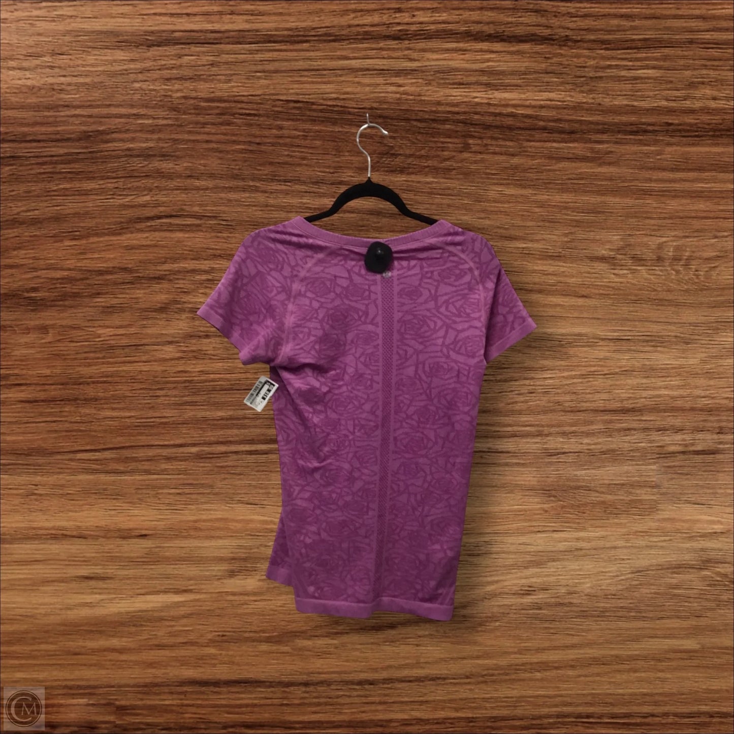Athletic Top Short Sleeve By Lululemon In Purple, Size: 10