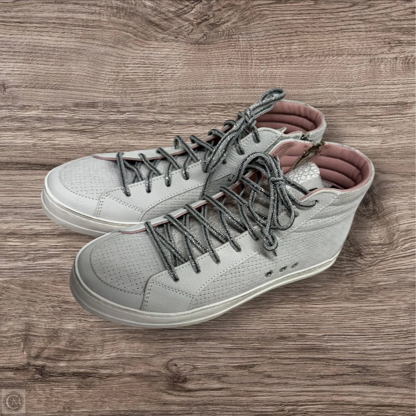 Shoes Sneakers By P448 In Grey, Size: 6.5