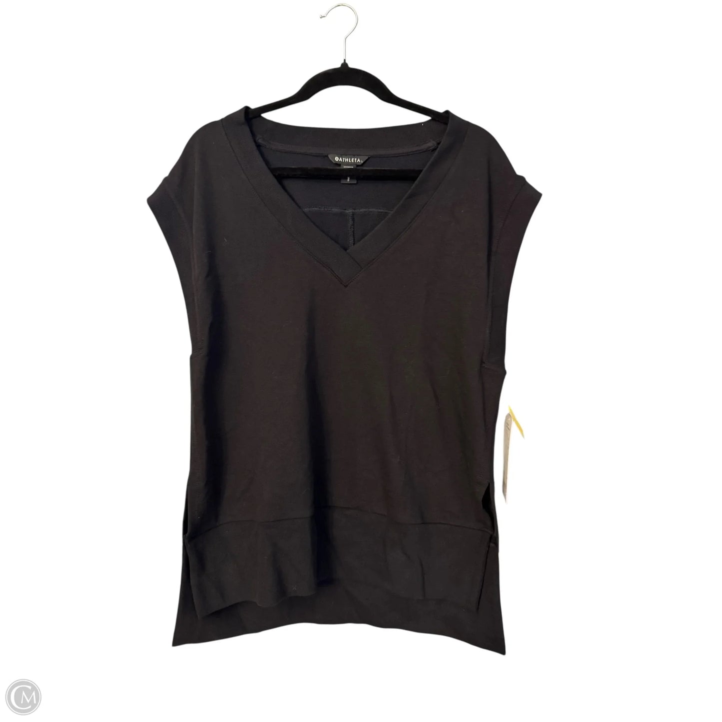 Sweatshirt Collar By Athleta In Black, Size: S