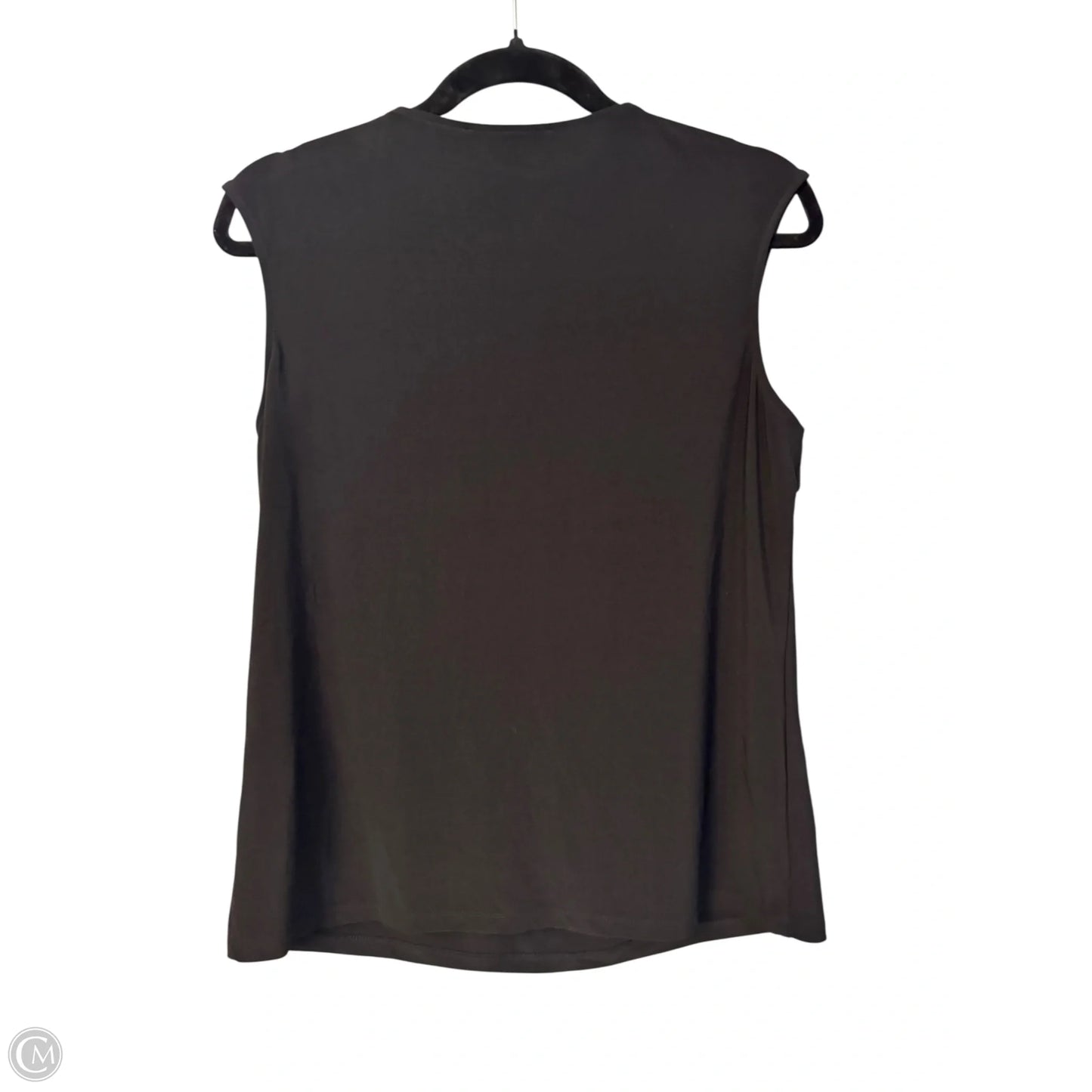Top Sleeveless By Kasper In Black, Size: M