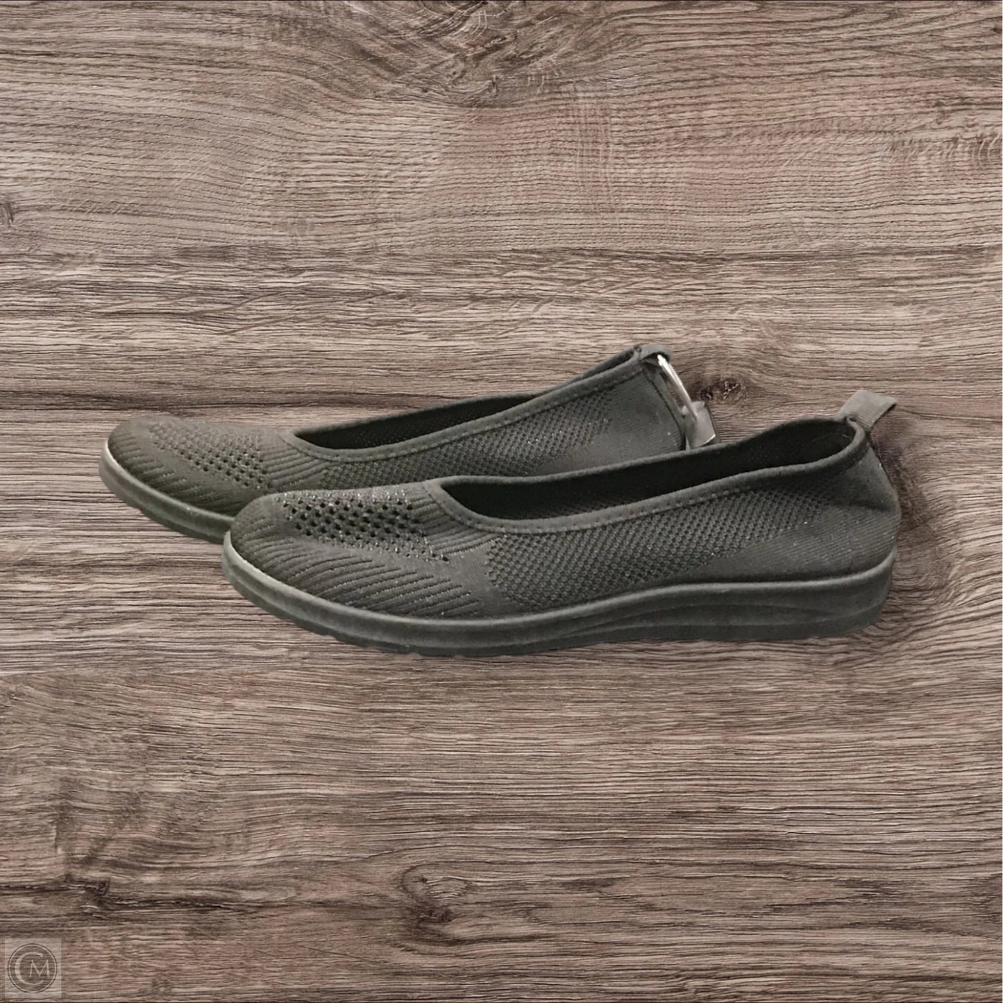 Shoes Flats By Clothes Mentor In Black, Size: 8.5