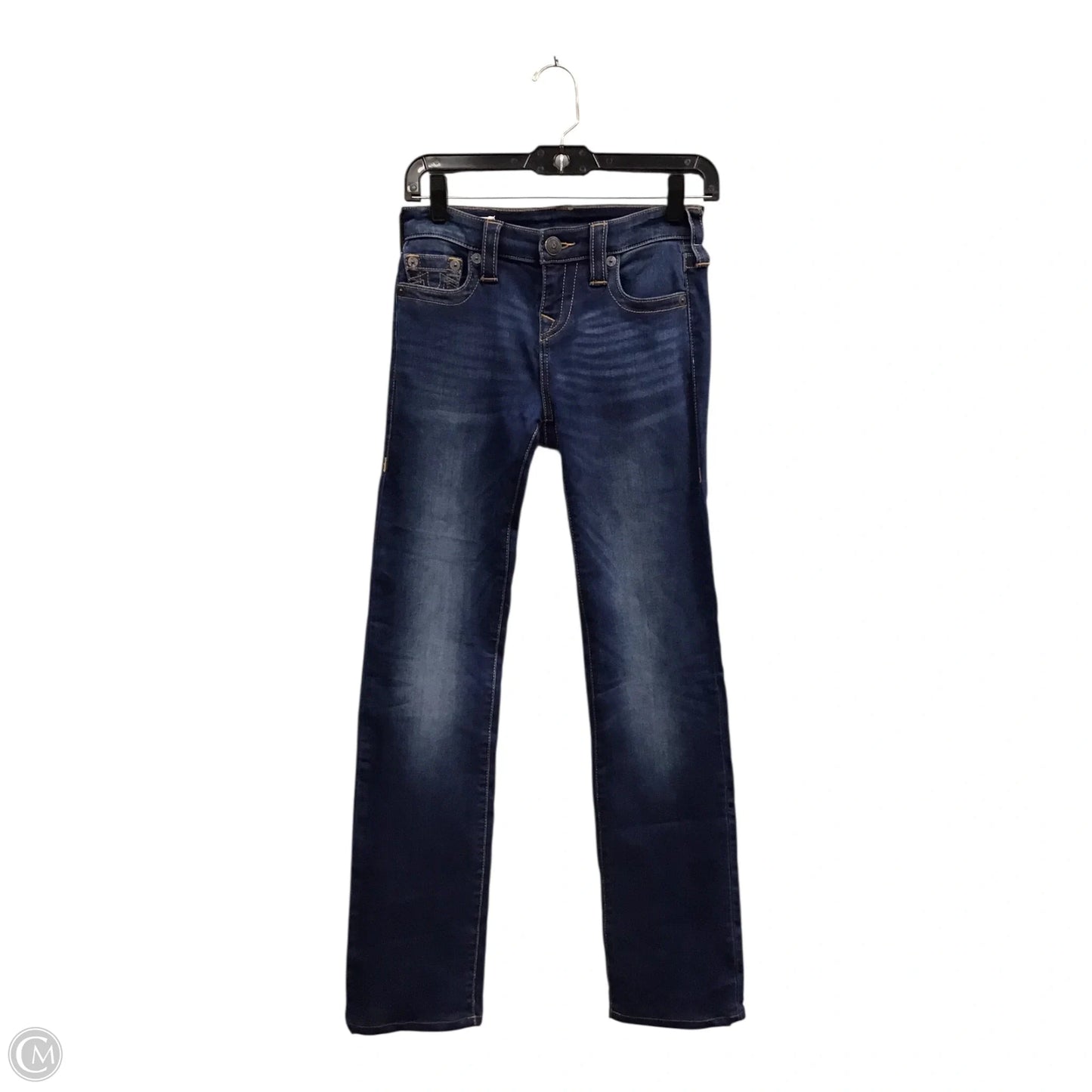 Jeans Straight By True Religion In Blue Denim, Size: 2