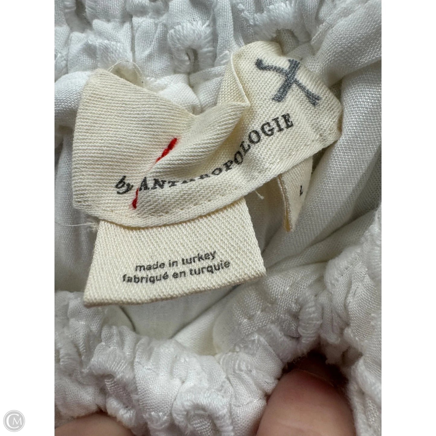 Skirt Maxi By Anthropologie In White, Size: L