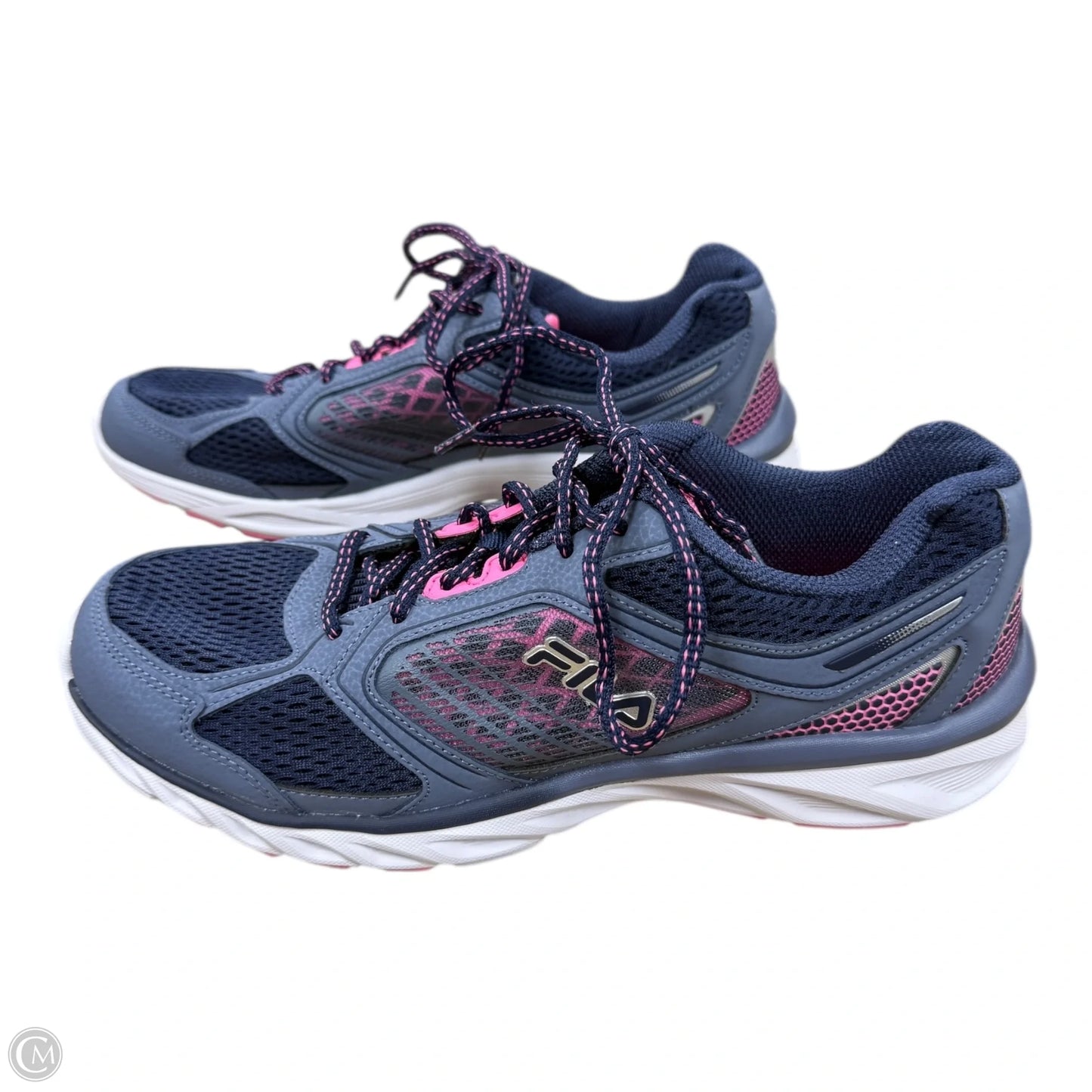 Shoes Athletic By Fila In Blue & Pink, Size: 11