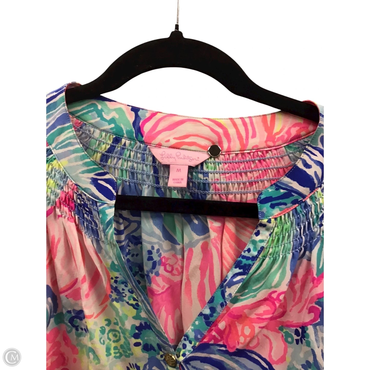 Blouse Designer By Lilly Pulitzer In Multi-colored, Size: M