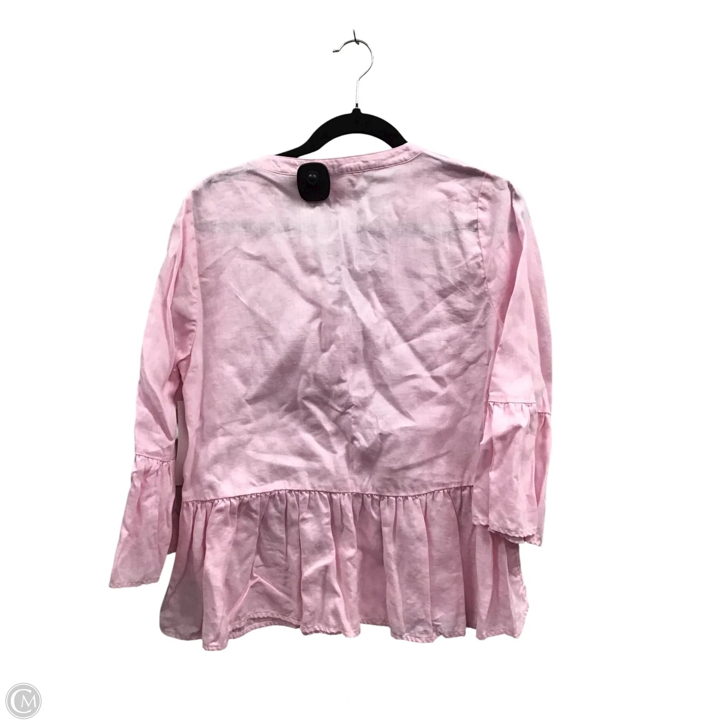 Top 3/4 Sleeve Designer By Lilly Pulitzer In Pink, Size: Mp