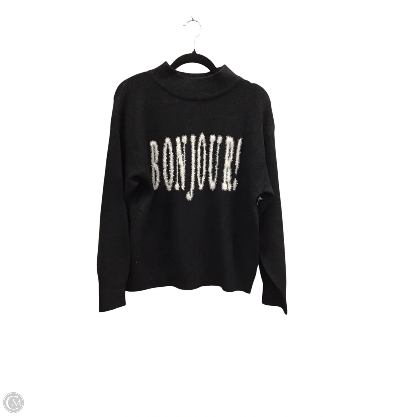 Sweater By A New Day In Black & Silver, Size: M