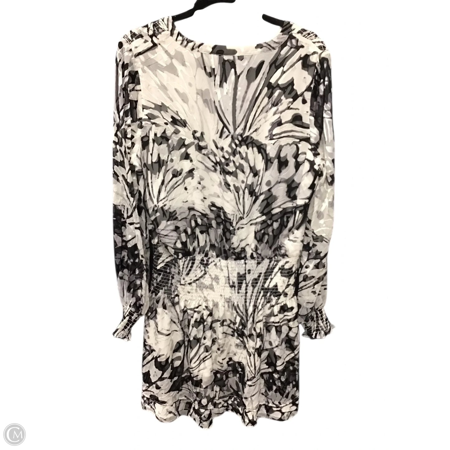 Dress Casual Short By White House Black Market In Black & White, Size: L