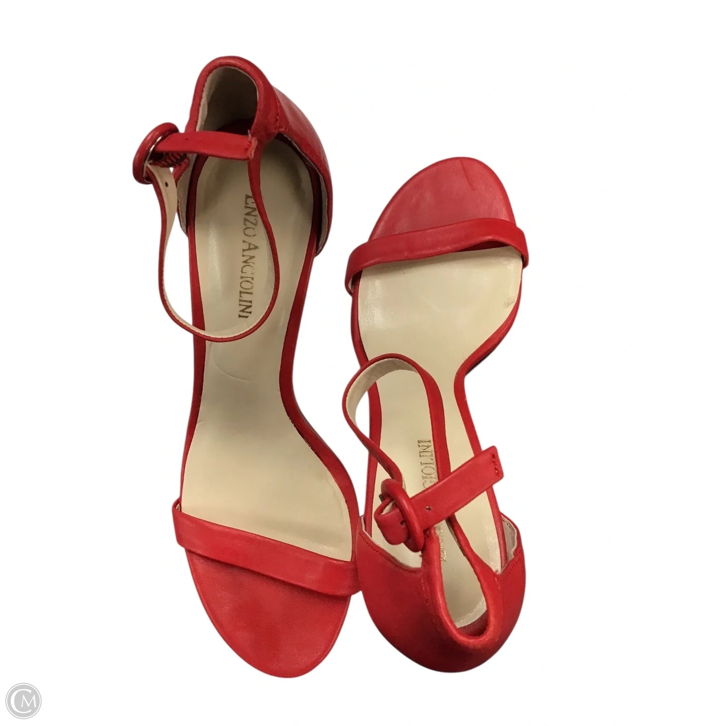 Shoes Heels Kitten By Enzo Angiolini In Red, Size: 9
