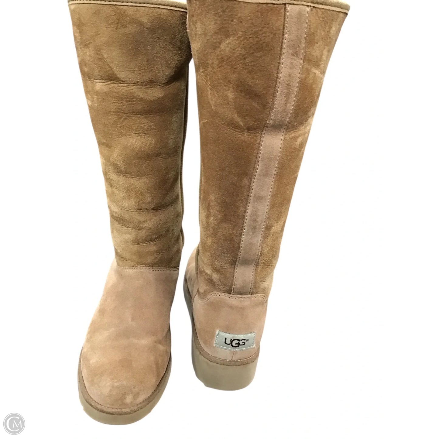 Boots Designer By Ugg In Brown & Tan, Size: 8