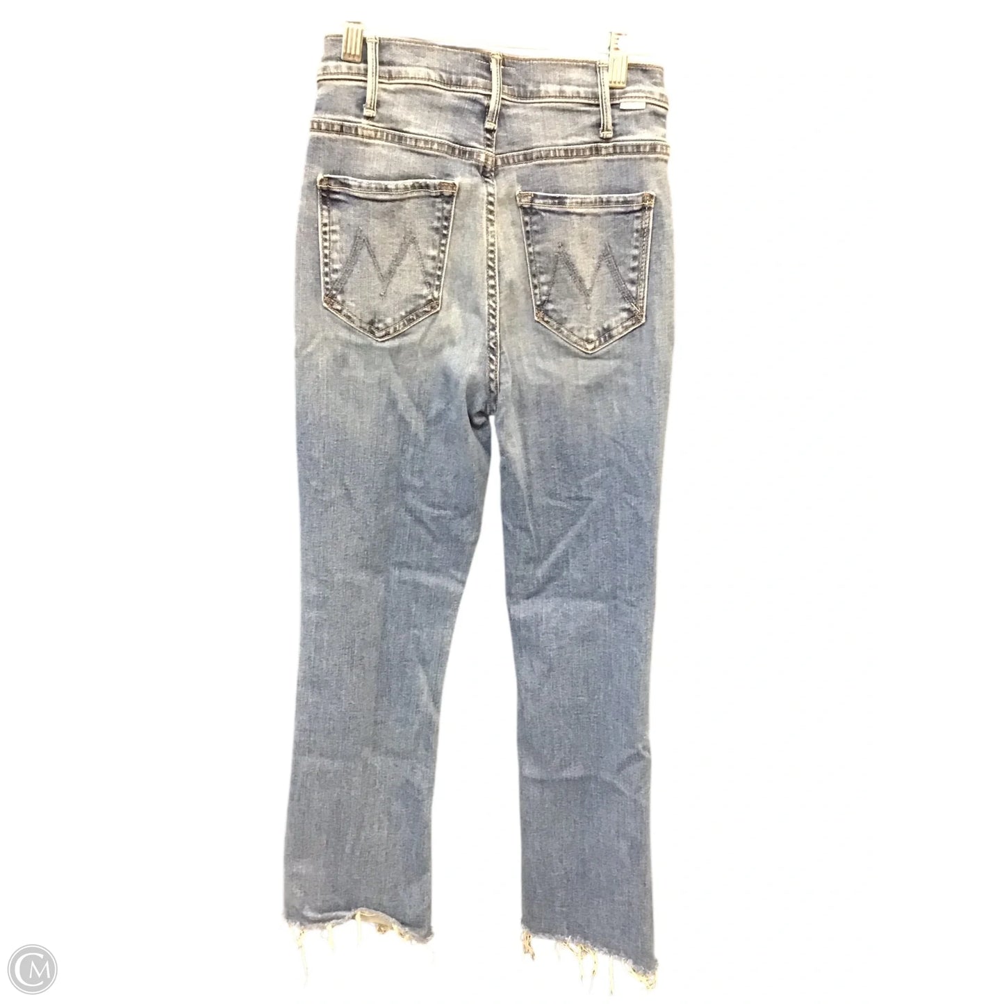 Jeans Straight By Mother In Blue Denim, Size: 2