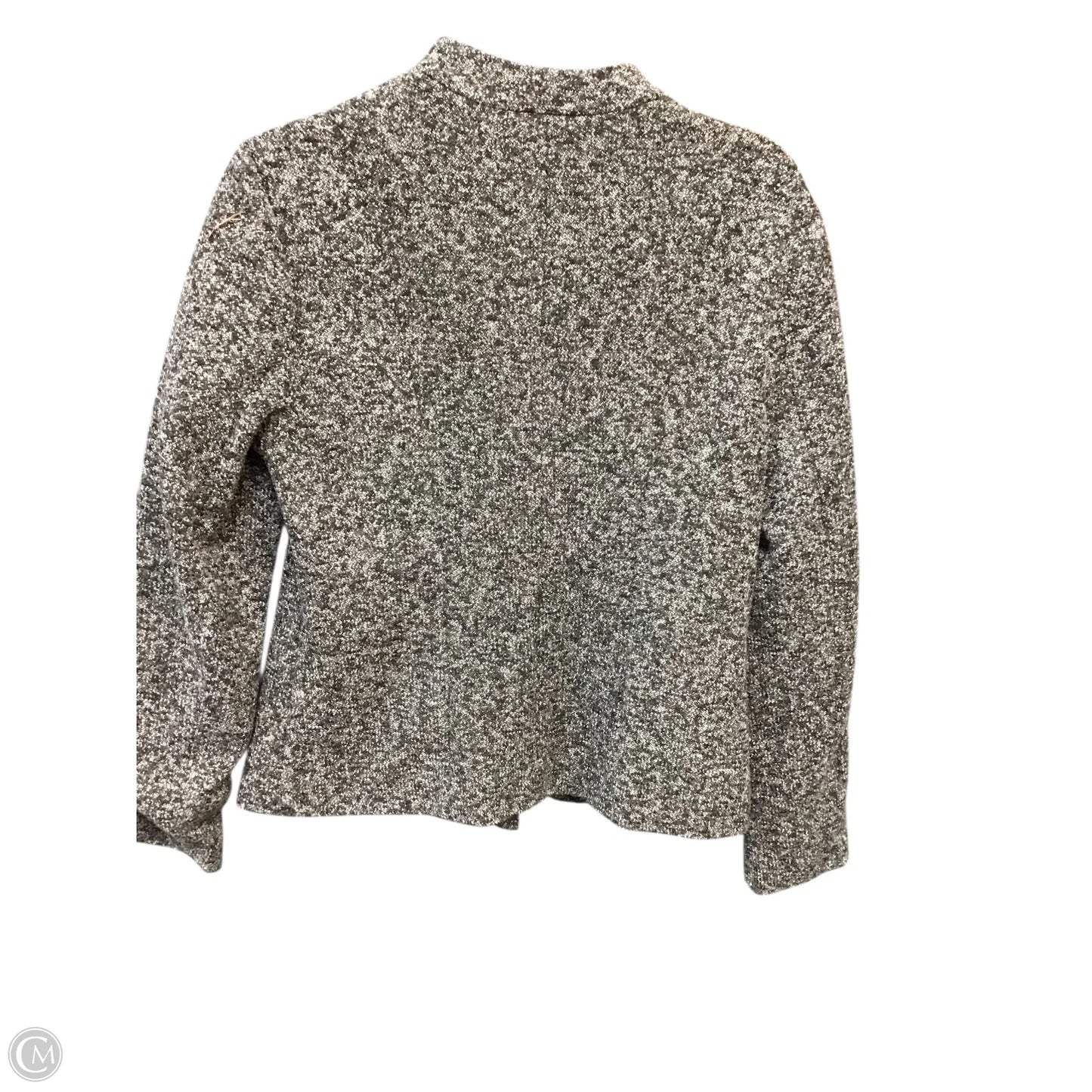 Jacket Moto By Peyton Jensen In Black & Grey, Size: M