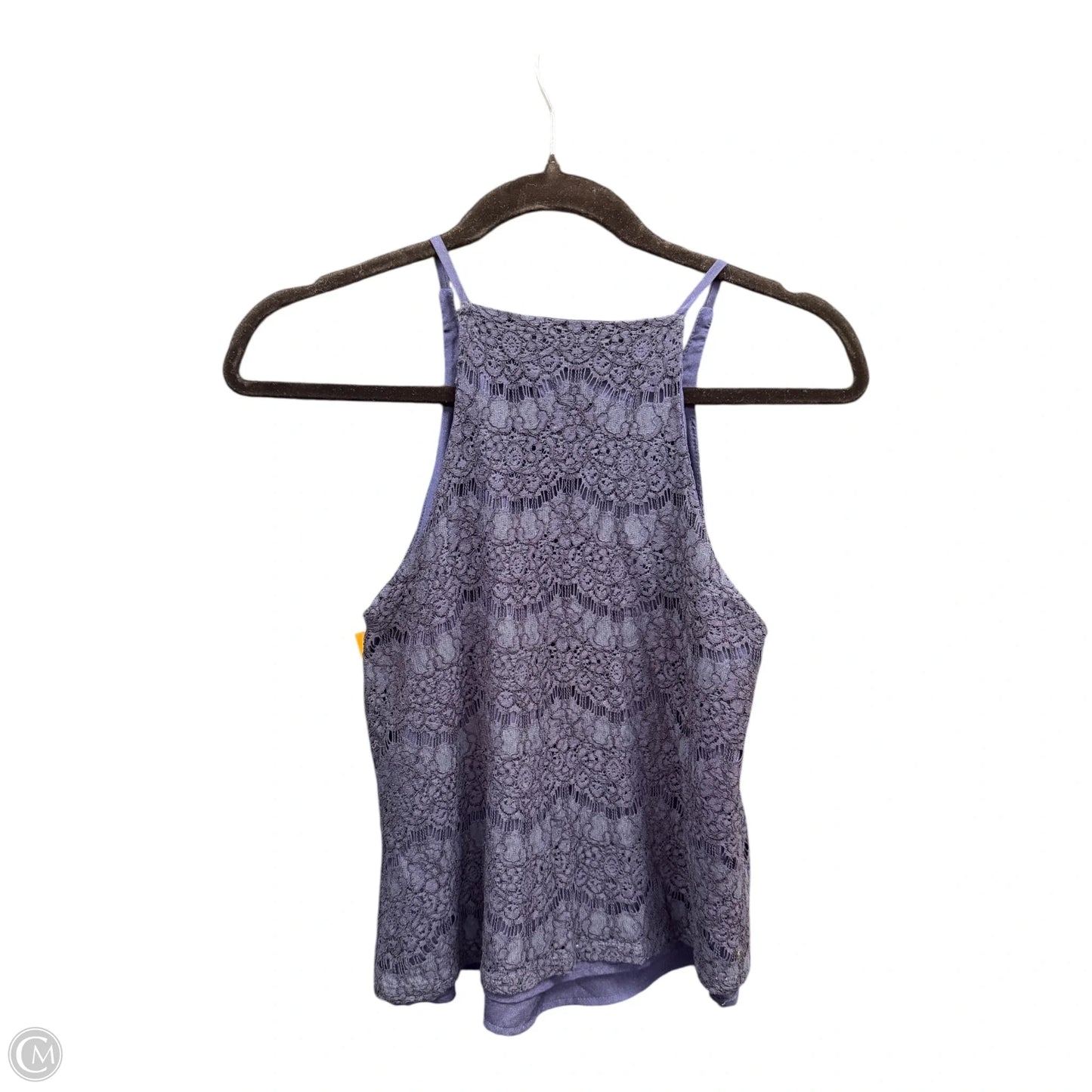 Blouse Sleeveless By Monteau In Blue, Size: Xs