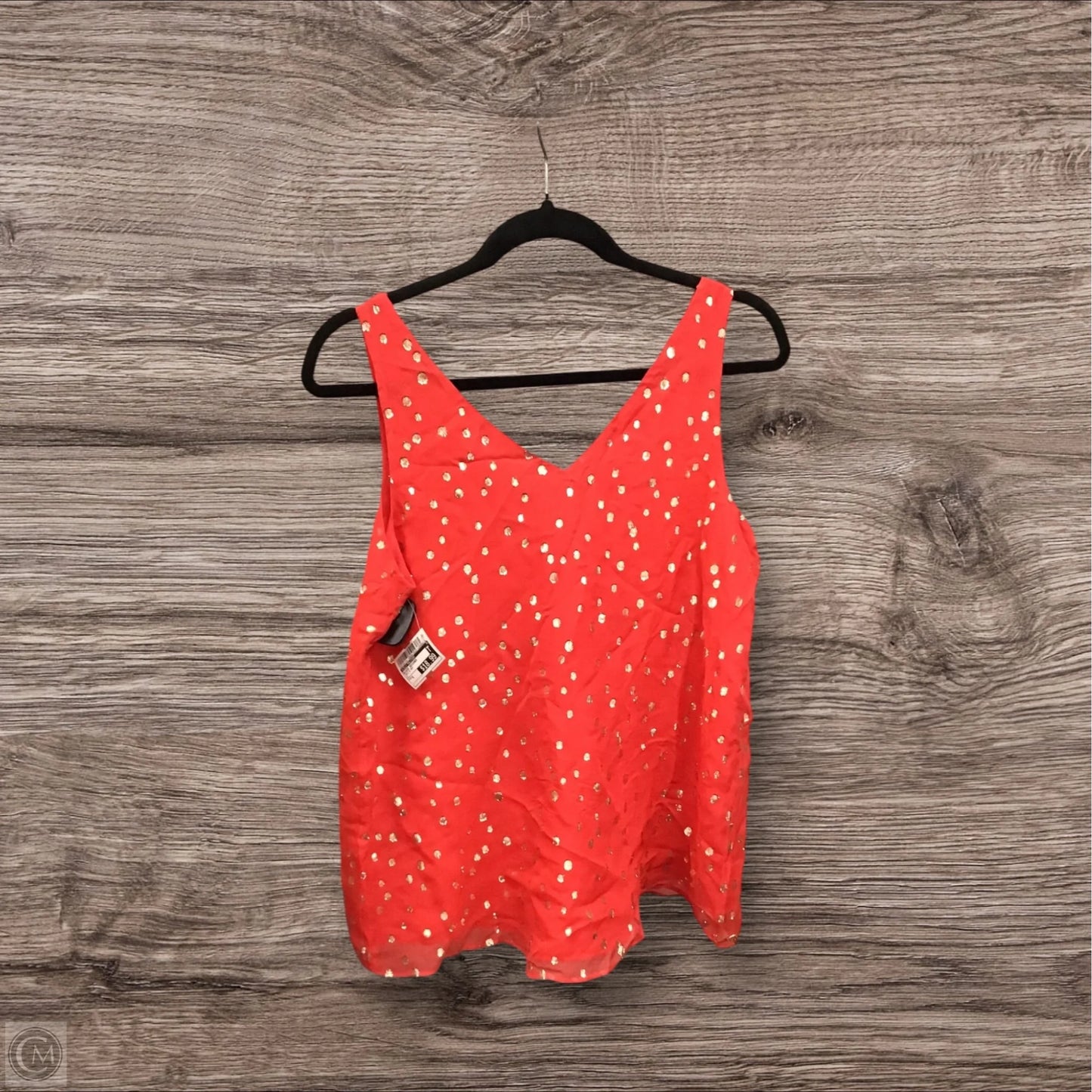 Blouse Designer By Lilly Pulitzer In Gold & Red, Size: S