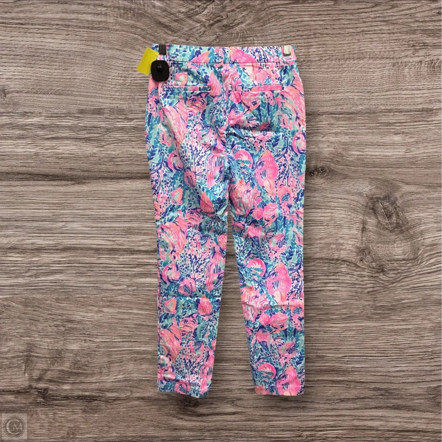 Pants Designer By Lilly Pulitzer In Blue & Pink, Size: 0