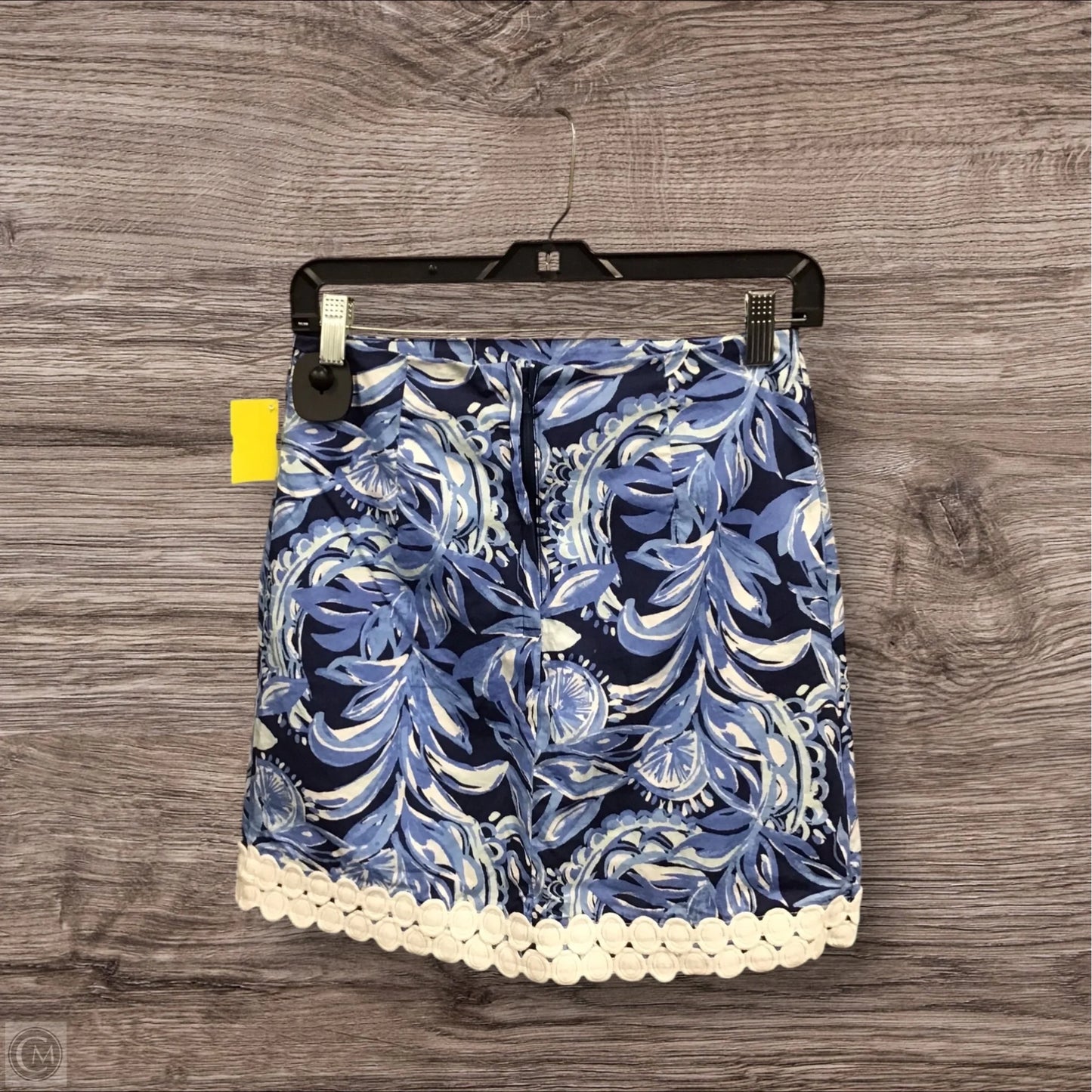 Skirt Designer By Lilly Pulitzer In Blue & White, Size: 2