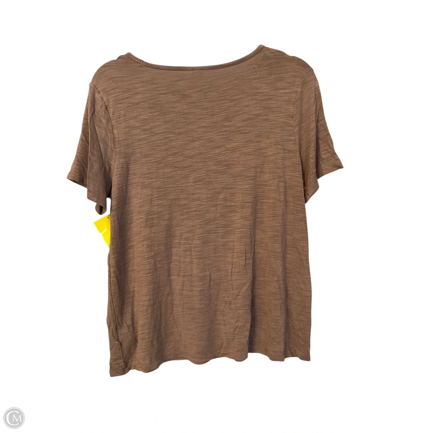 Top Short Sleeve By Old Navy In Tan, Size: M