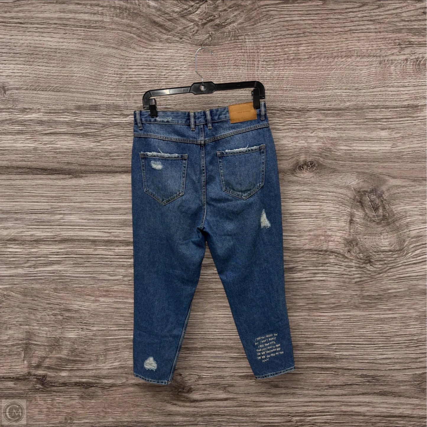 Jeans Skinny By Zara In Blue, Size: 8