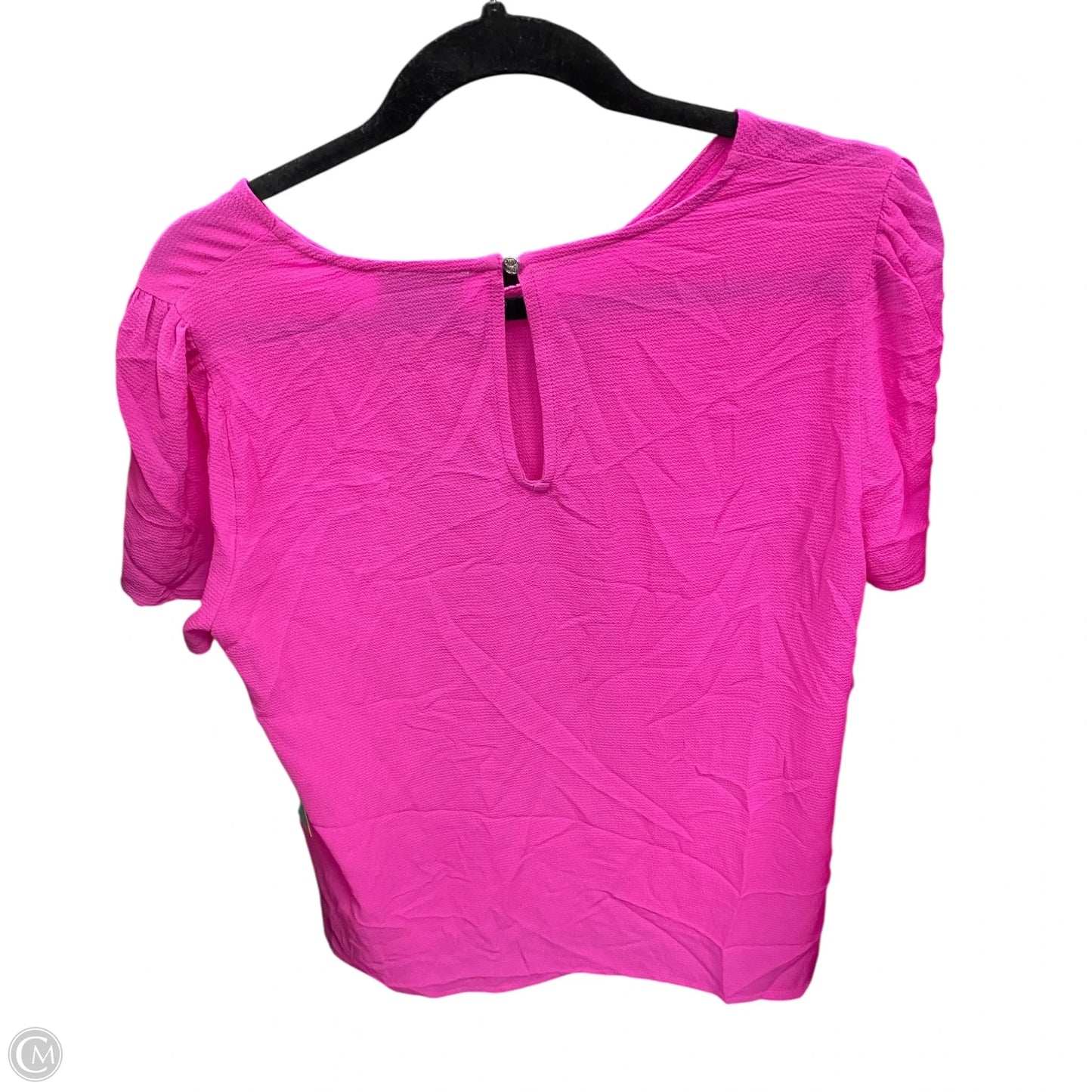 Top Short Sleeve By Cece In Pink, Size: L