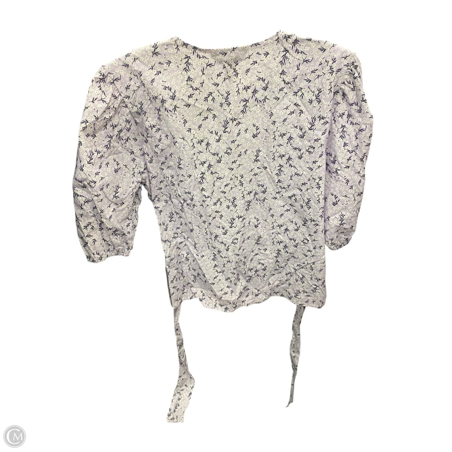 Top Short Sleeve By Inc In Floral Print, Size: Xl