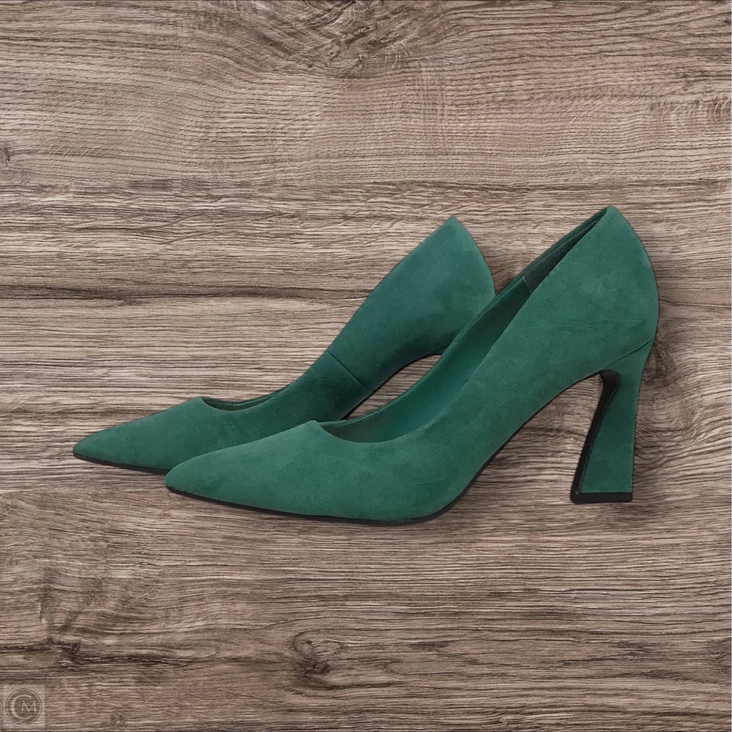 Shoes Heels Block By Clothes Mentor In Green, Size: 8.5