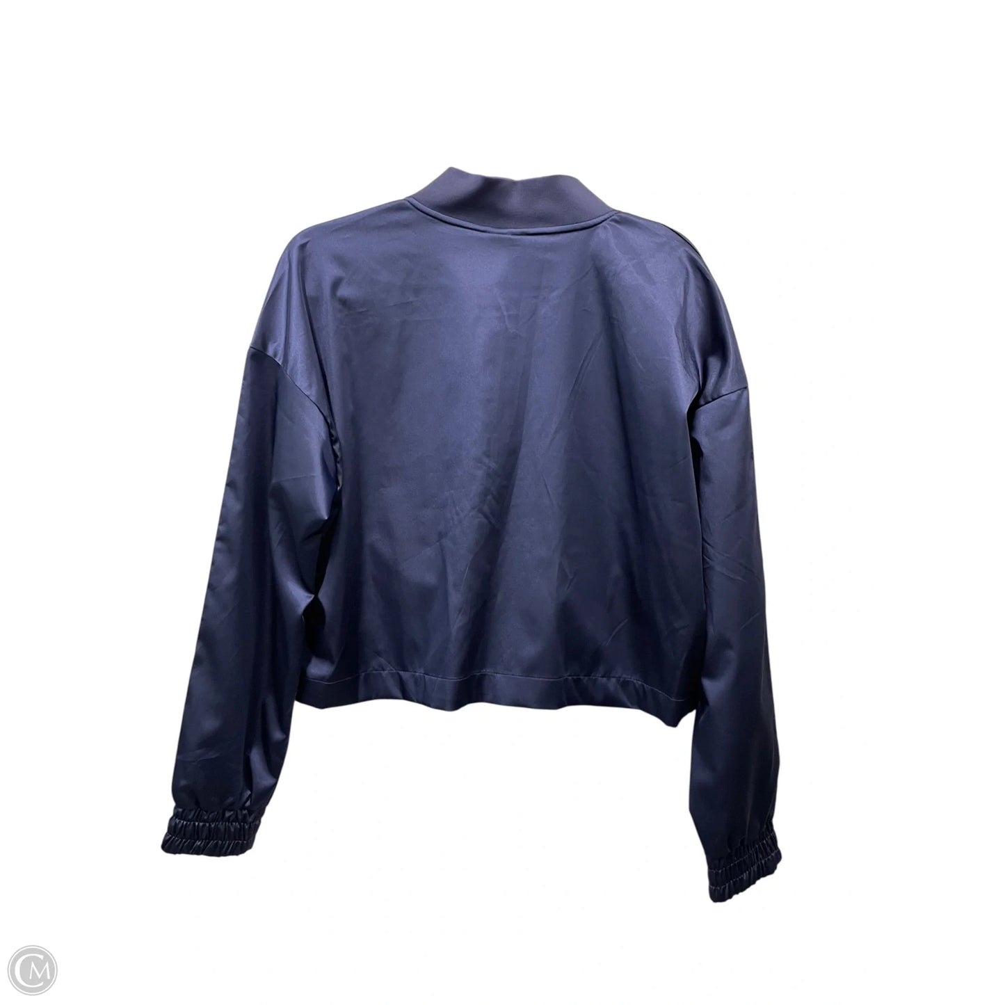 Athletic Jacket By Nike Apparel In Blue, Size: L