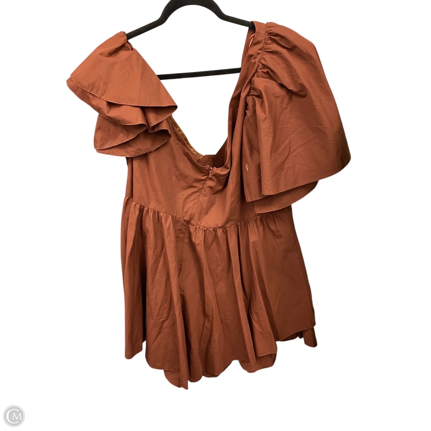 Dress Casual Short By Asos In Maroon, Size: 22