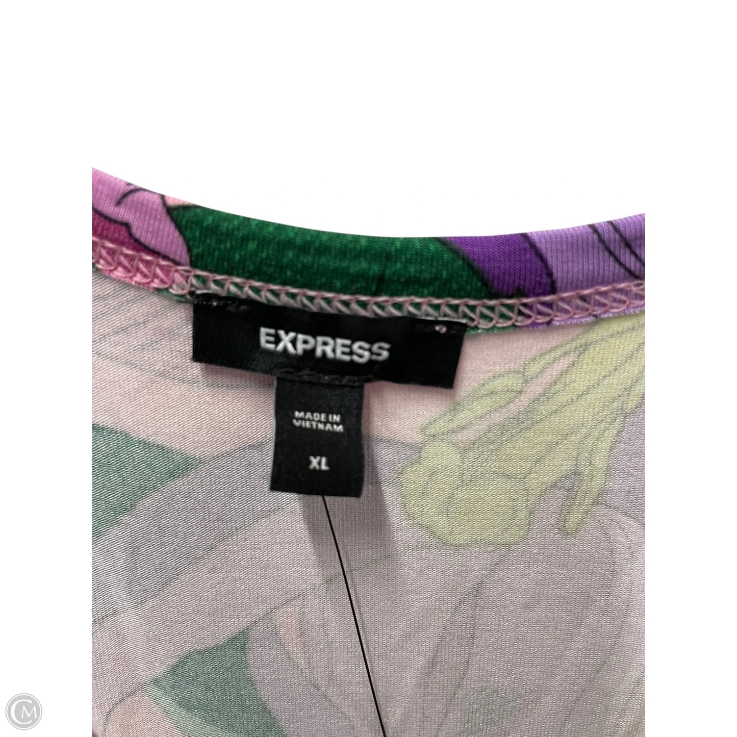Romper By Express In Floral Print, Size: Xl