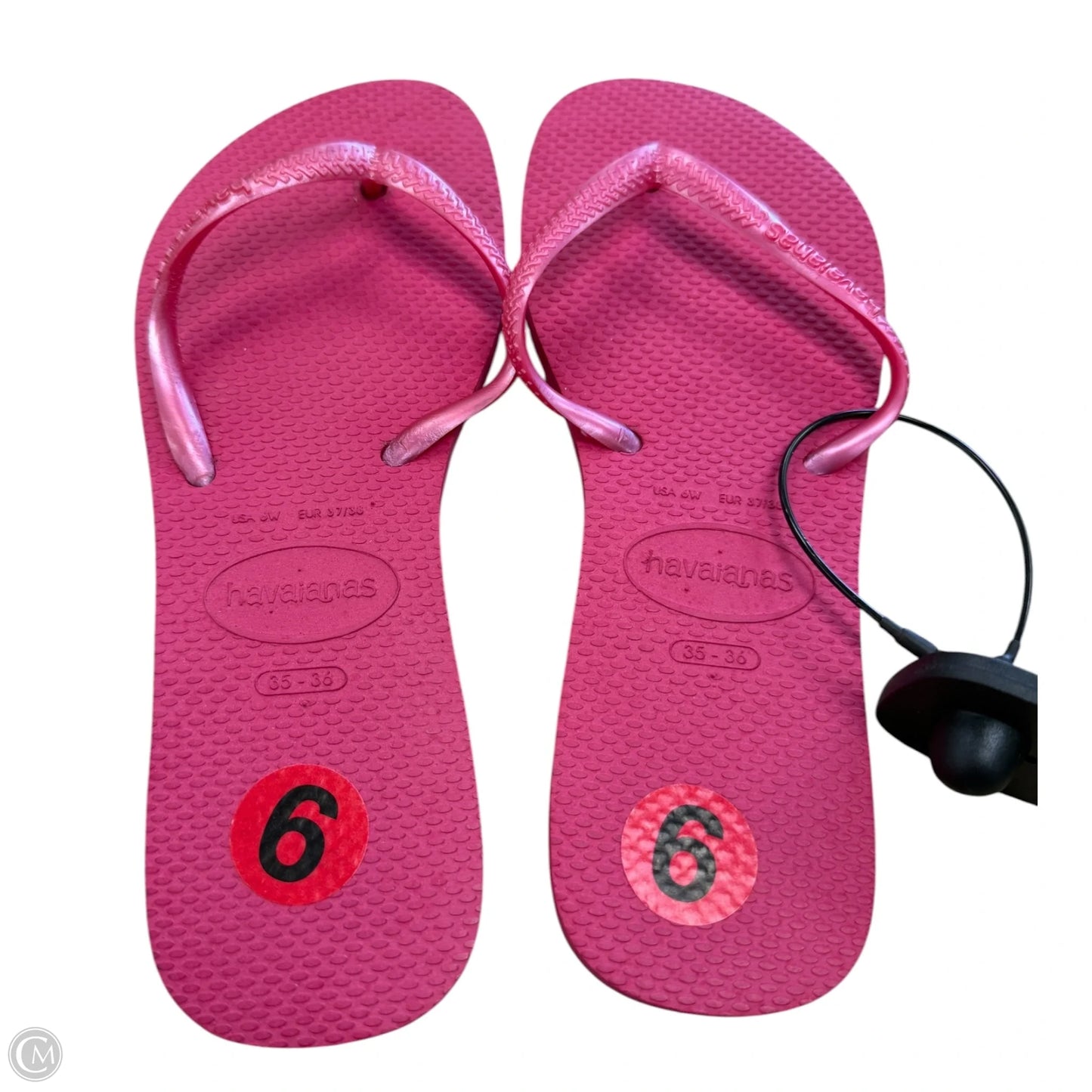 Sandals Flip Flops By Havaianas In Pink, Size: 6