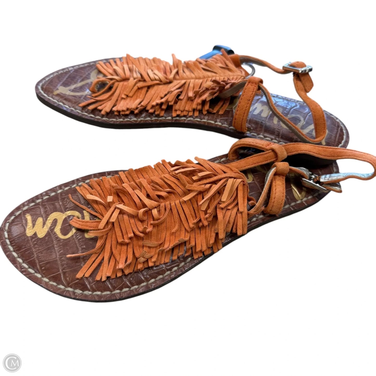 Sandals Flats By Sam Edelman In Orange, Size: 6