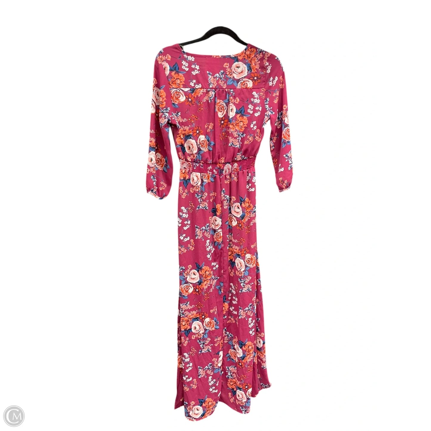 Dress Casual Maxi By Pink Lily In Floral Print, Size: S