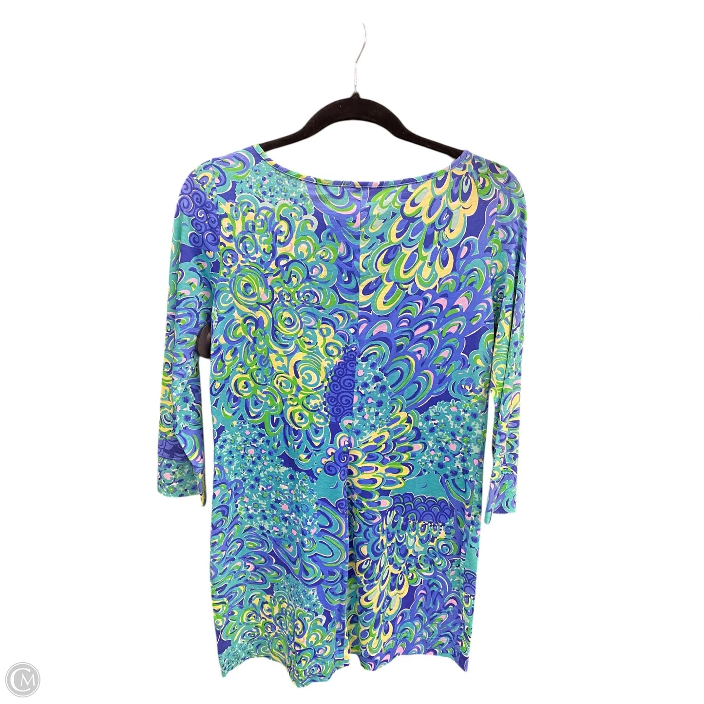 Dress Designer By Lilly Pulitzer In Blue & Green, Size: S