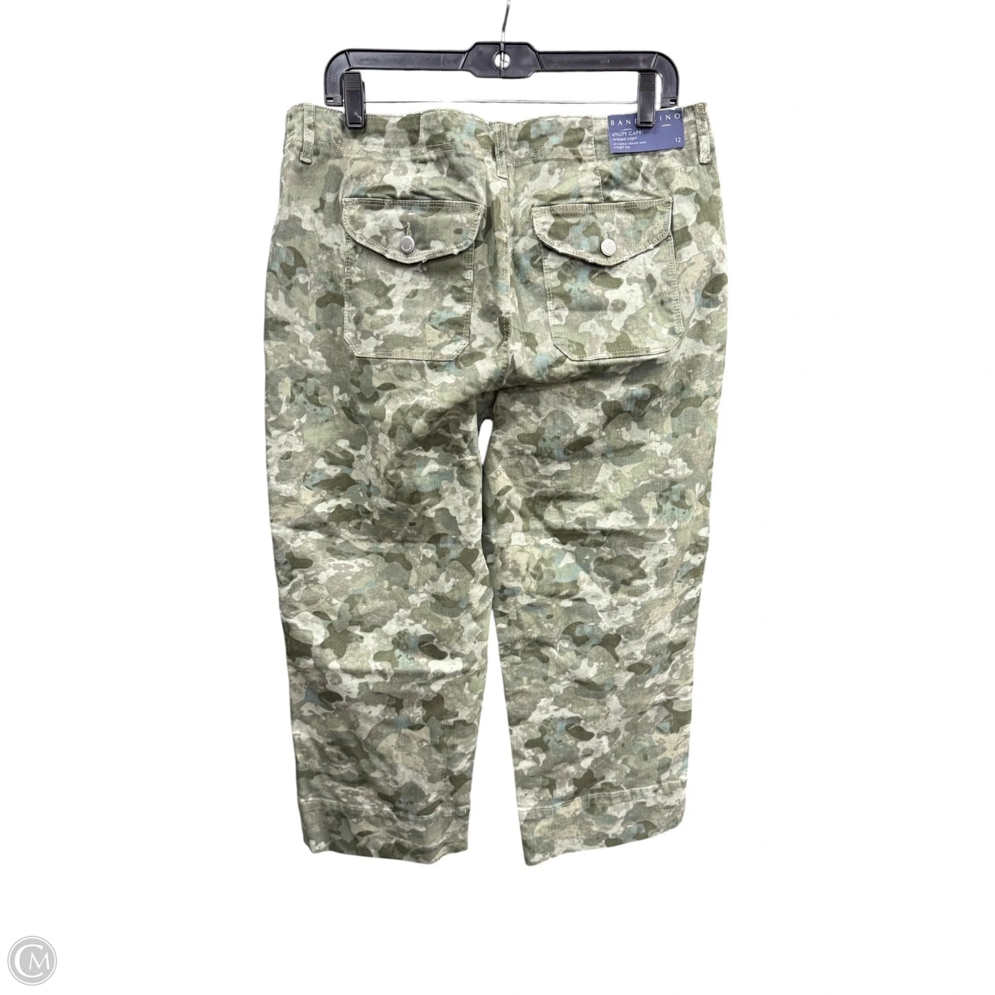Pants Cropped By Bandolino In Camouflage Print, Size: 12