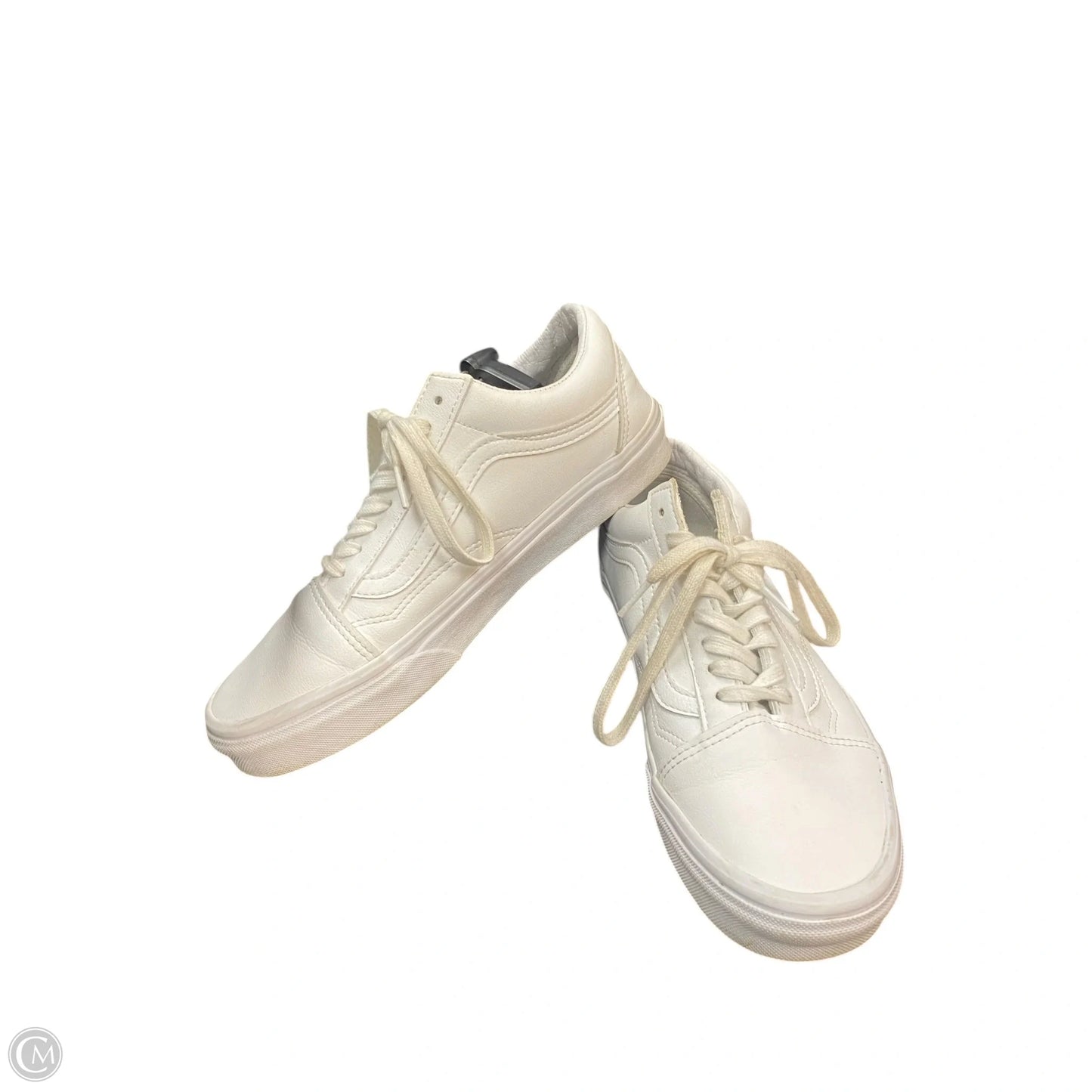 Shoes Sneakers By Vans In White, Size: 8.5
