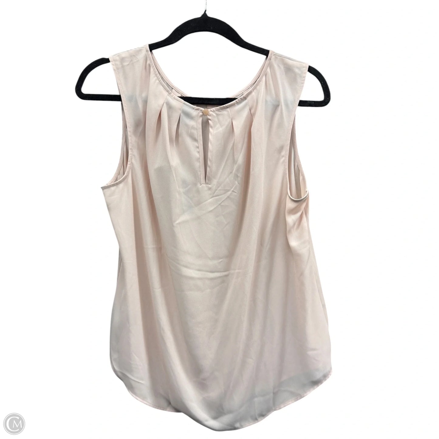 Top Sleeveless By Worthington In Peach, Size: L