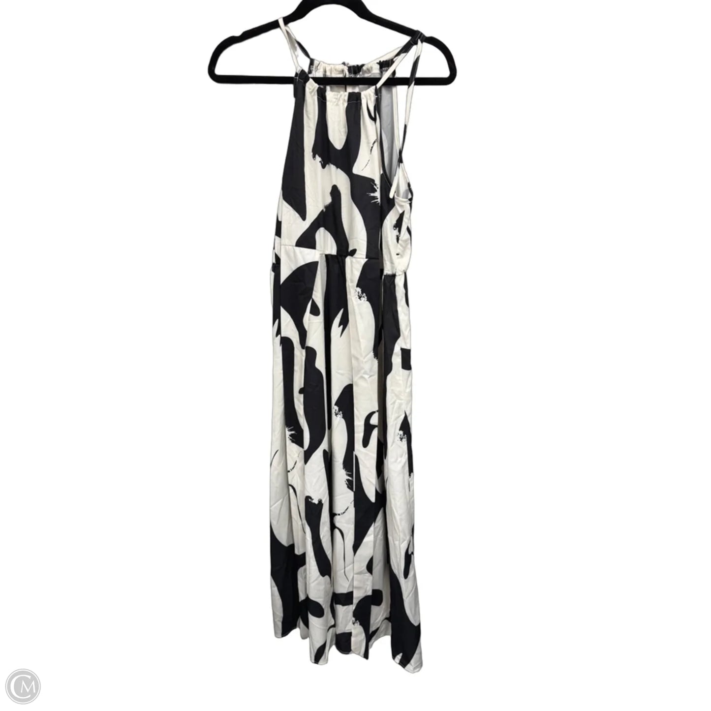 Dress Casual Maxi By Shein In Black & Cream, Size: Xl