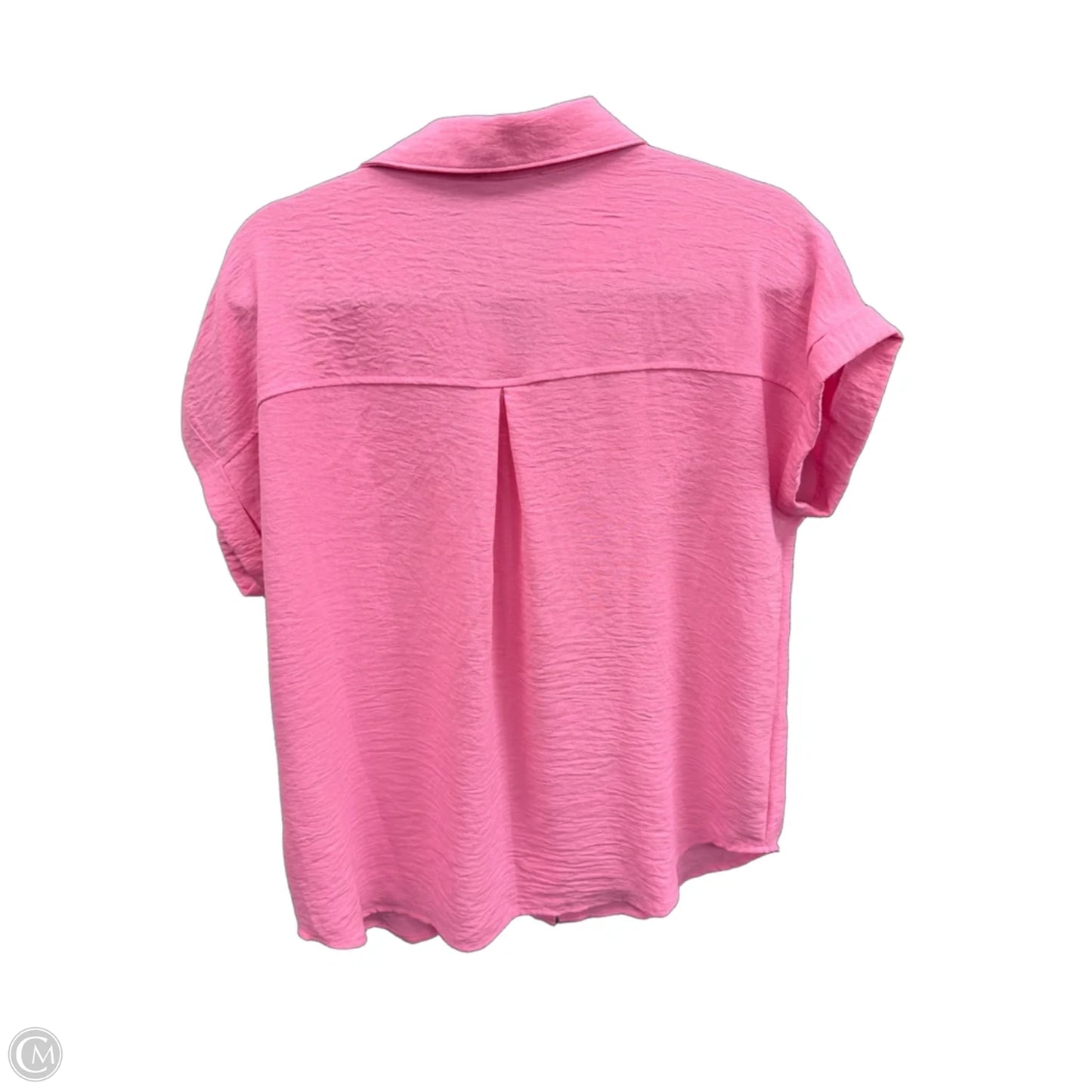 Top Short Sleeve By Clothes Mentor In Pink, Size: M