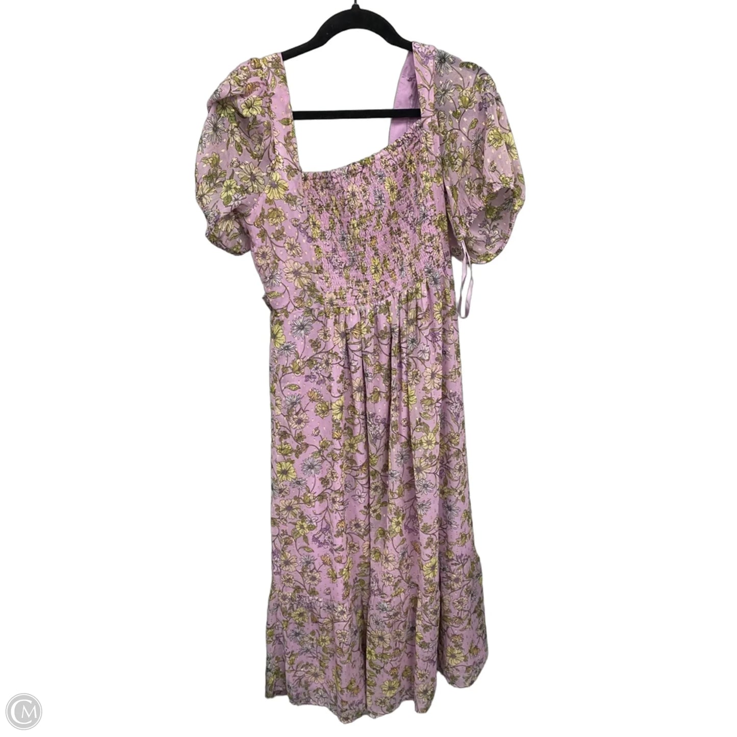 Dress Casual Maxi By Loft In Floral Print, Size: 14
