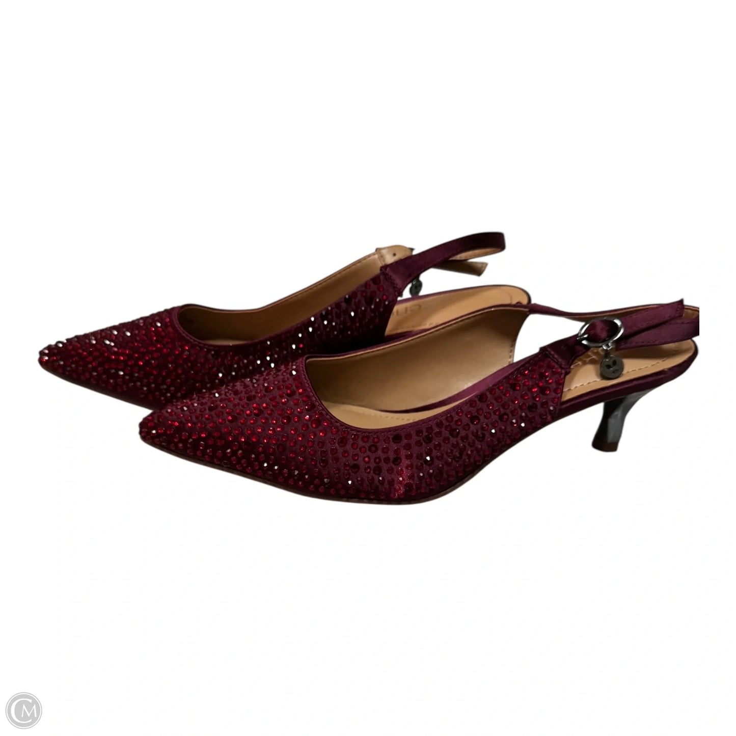 Shoes Heels Kitten By J Renee In Floral Print, Size: 6.5