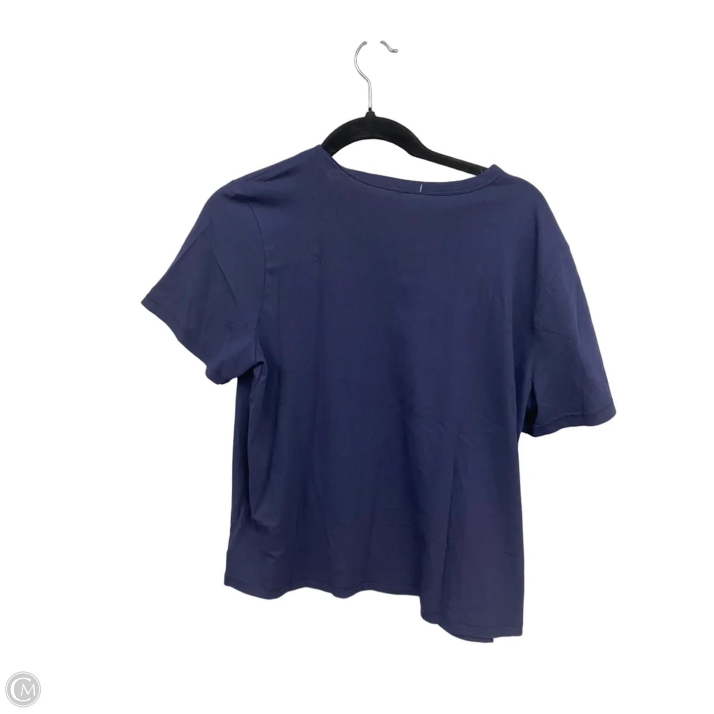 Top Short Sleeve Basic By Gap In Navy, Size: L