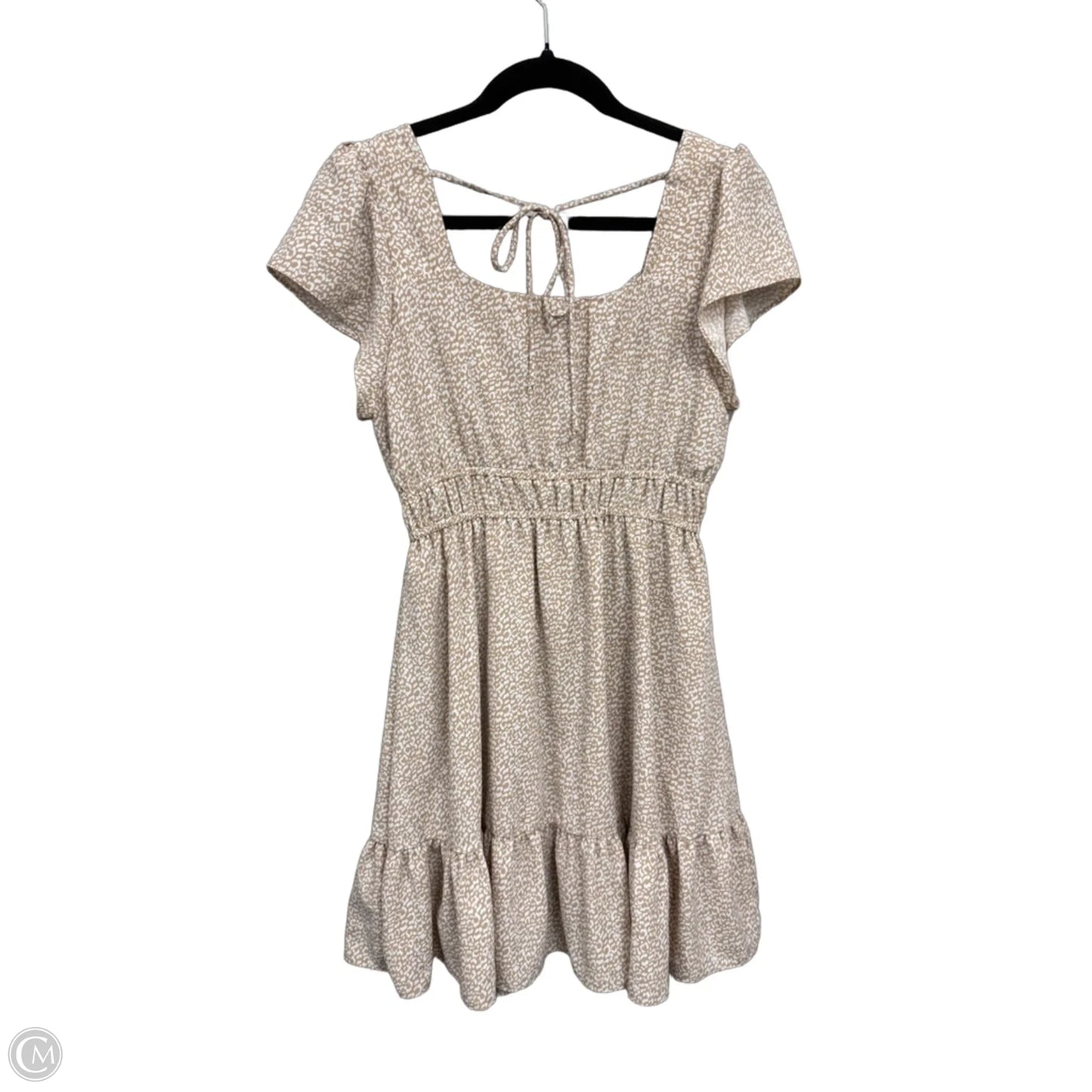 Dress Casual Short By Altard State In Tan & White, Size: M