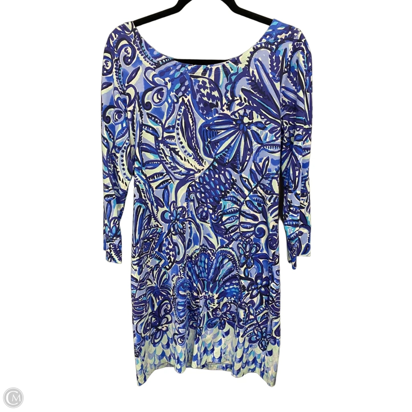 Dress Designer By Lilly Pulitzer In Blue, Size: L